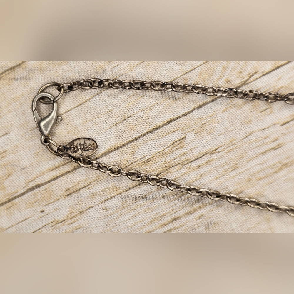 [Express] Silver Tone Multi Layer "Y" Dangle Pink… - image 7